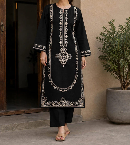 DHANAK Asling 2 PC Emb-Black