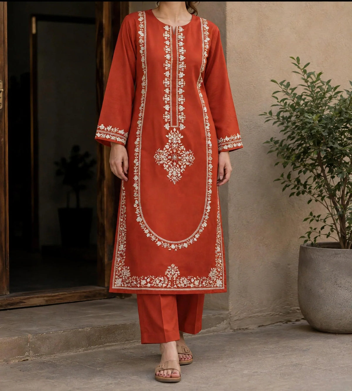 DHANAK Asling 2 PC Emb-Rust